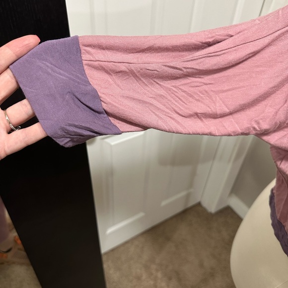 Rae Mode 3/4 Sleeve Soft Hooded Top 1X - Picture 3 of 4